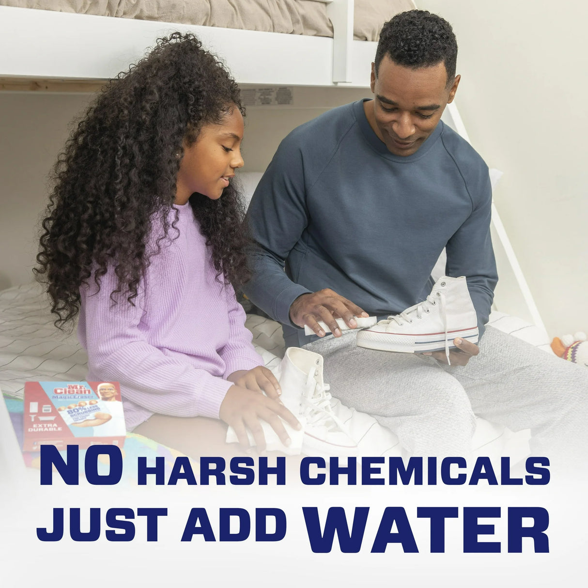 Mr. Clean Magic Eraser Original Multi-Surface Cleaning Pads, 2-Count Box - Scuff & Grime Remover