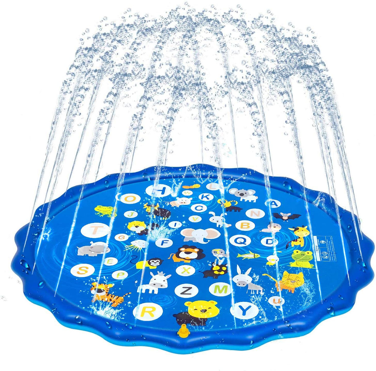 68" Sprinkler Pad Splash Play Mat for Kids | Wading Pool | Inflatable Water Toys | Kid's Pool