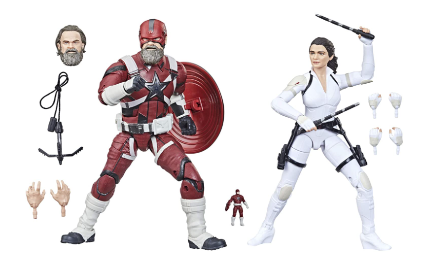 Avengers Hasbro Marvel Legends Series 6-inch Scale Red Guardian & Melina Vostkoff Figure 2-Pack and 12 Accessories