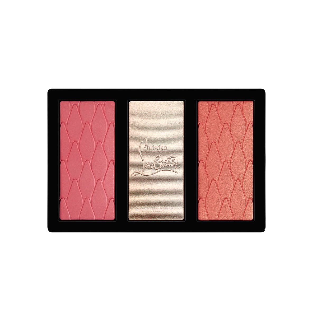 CHRISTIAN LOUBOUTIN LA PALETTE 0.35 BLUSH & HIGHLIGHTER PALETTE TRIO REFILL SO DELIKATE