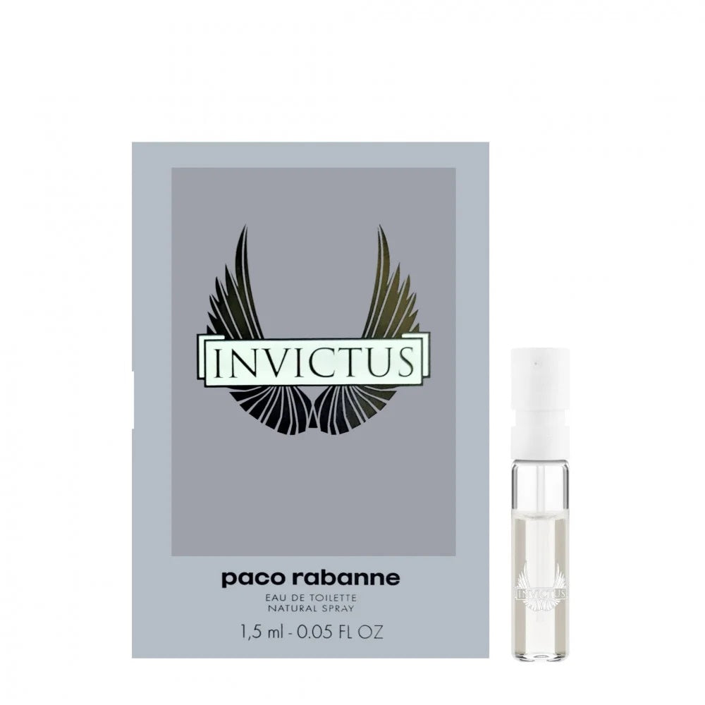 PACO RABANNE INVICTUS 0.05 EAU DE TOILETTE VIAL SPRAY FOR MEN