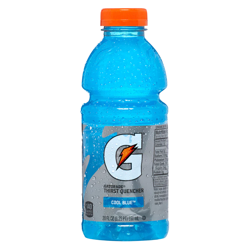 Gatorade Thirst Quencher Electrolyte Sports Drink (Assorted Flavors), 20 Fl Oz Bottles - Rapid Rehydration Formula