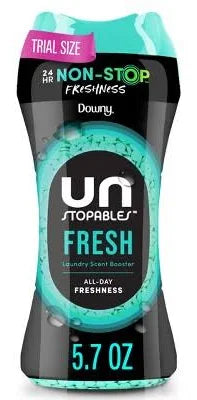 Downy Unstopables In-Wash Scent Booster Beads, Fresh Scent, Small 5.7 oz Bottle - Long-Lasting Freshness