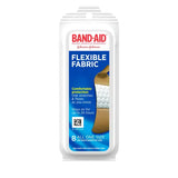 Band-Aid Brand Flexible Fabric Adhesive Bandages, All One Size, 8 Count Pack - Durable & Moves With You