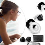 Multi-Purpose Noise Reduction Quiet Loop Earplugs - Ideal for Festivals, Students, Factory Environments , Motorcycle Anti-Snoring