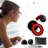 Multi-Purpose Noise Reduction Quiet Loop Earplugs - Ideal for Festivals, Students, Factory Environments , Motorcycle Anti-Snoring