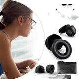 Multi-Purpose Noise Reduction Quiet Loop Earplugs - Ideal for Festivals, Students, Factory Environments , Motorcycle Anti-Snoring