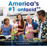 TUMS Ultra Strength Antacid Chewable Tablets, Peppermint Flavor, Portable 12-Count Roll - Fast Heartburn Relief