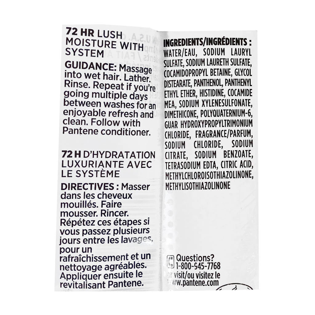 Pantene Moisture Renewal Shampoo - 1.7 oz Travel Size