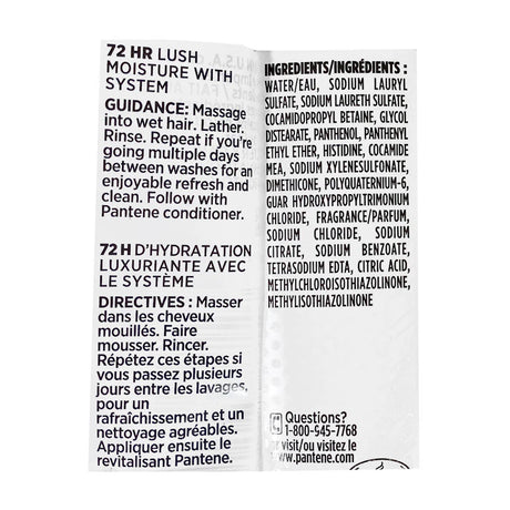 Pantene Moisture Renewal Shampoo - 1.7 oz Travel Size