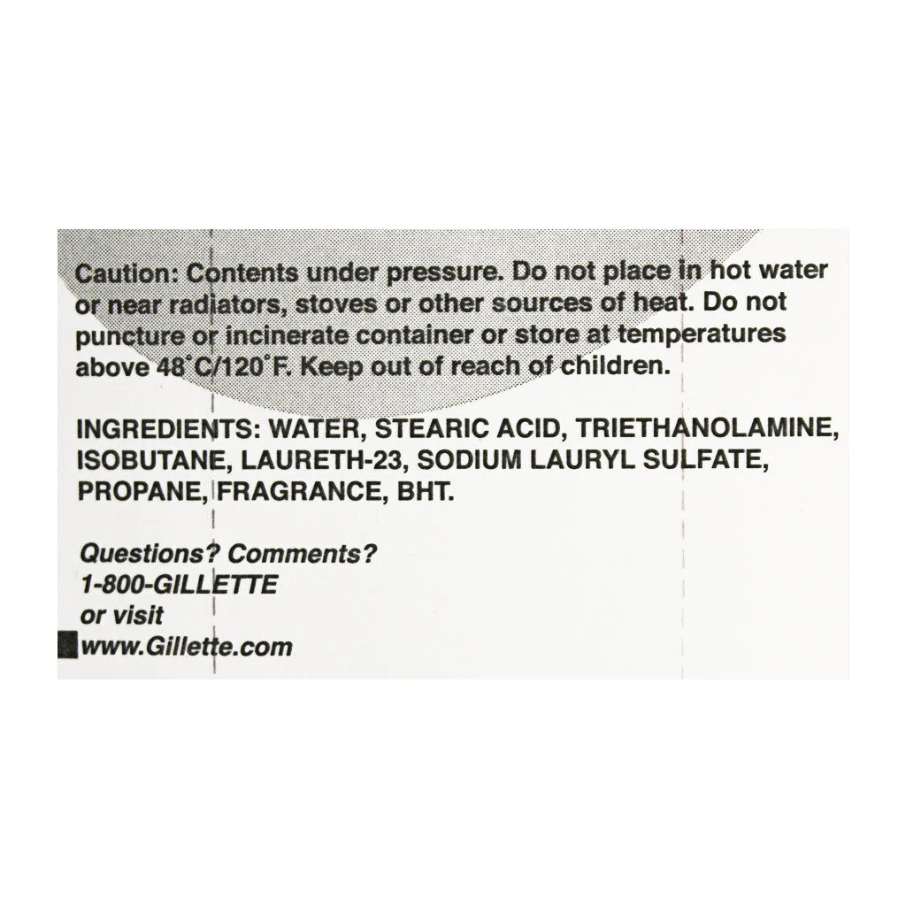 Gillette Foamy Shave Cream - 2 oz Travel Size
