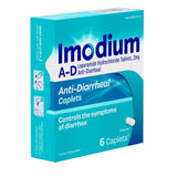 Imodium A-D Anti-Diarrheal Caplets, Loperamide HCl 2mg, 6 Count Pack - Fast, Effective Diarrhea Relief