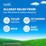 Claritin 24HR Non-Drowsy Allergy Relief Tablets, Loratadine 10mg, 5 Count Pack - Multi-Symptom Rel