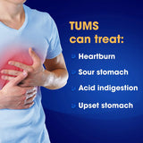 TUMS Ultra Strength Antacid Chewable Tablets, Peppermint Flavor, Portable 12-Count Roll - Fast Heartburn Relief