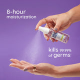 Wet Ones Hydrating Hand Sanitizer Spray, Lavender Scent, Travel Size (1.95 fl oz) - Kills 99.9% of Germs