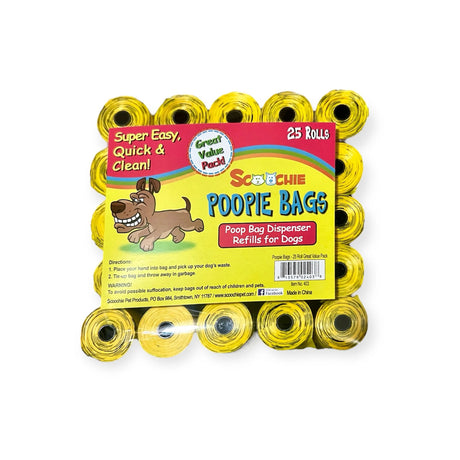 Scoochie Poop Bags Single Pack of 25ct