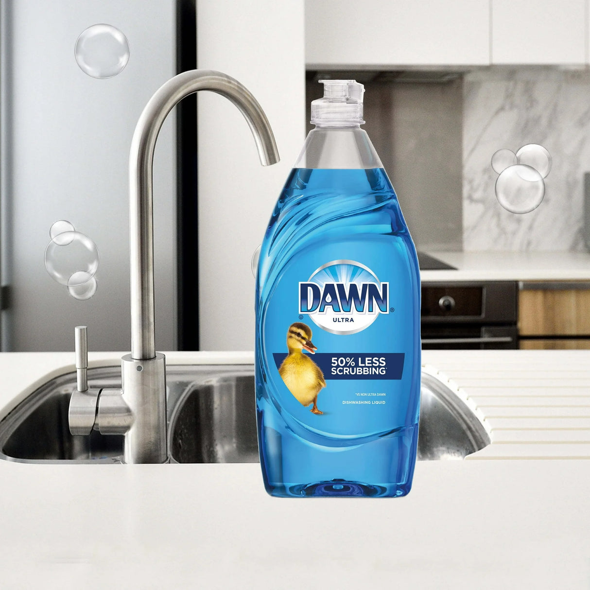 Dawn Ultra Dishwashing Liquid Dish Soap, Original Scent, 19.4 fl oz Bottle - 2x More Grease Cleaning Power