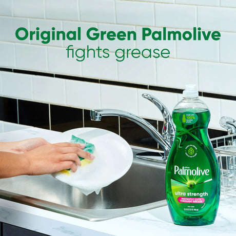 Palmolive Ultra Strength Concentrated Liquid Dish Soap, 20 fl oz Bottle - Fights Grease, Tough on Stains