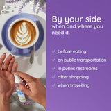 Wet Ones Hydrating Hand Sanitizer Spray, Lavender Scent, Travel Size (1.95 fl oz) - Kills 99.9% of Germs
