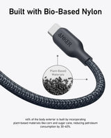 Anker USB-C Fast Charging Cable, 6ft Reinforced Braided Nylon (Supports up to 240W Power Delivery)