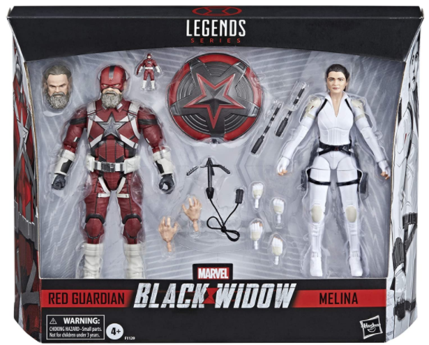 Avengers Hasbro Marvel Legends Series 6-inch Scale Red Guardian & Melina Vostkoff Figure 2-Pack and 12 Accessories