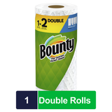 Bounty Select-A-Size Paper Towels, 1 Double Roll - 2X More Absorbent, Quick Cleanup