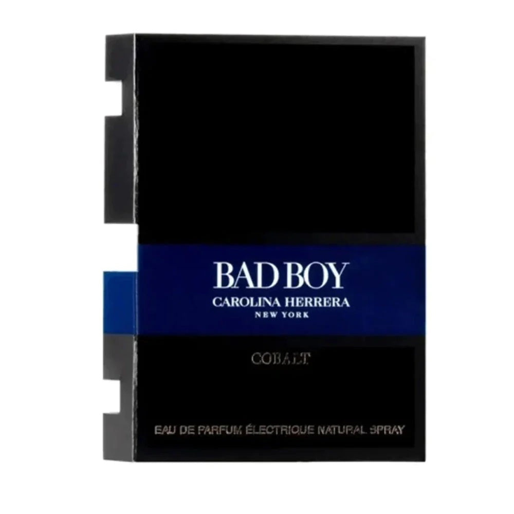 CAROLINA HERRERA BAD BOY COBALT 0.05 EAU DE PARFUM ELECTRIQUE VIAL SPRAY