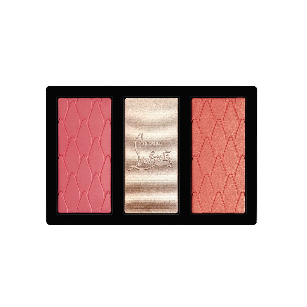 CHRISTIAN LOUBOUTIN LA PALETTE 0.35 BLUSH & HIGHLIGHTER PALETTE TRIO REFILL SO DELIKATE