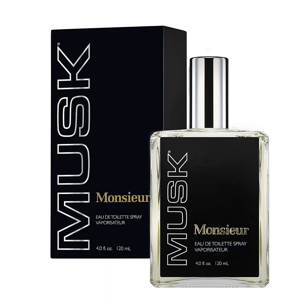 MONSIEUR MUSK 4 OZ EAU DE TOILETTE SPRAY FOR MEN
