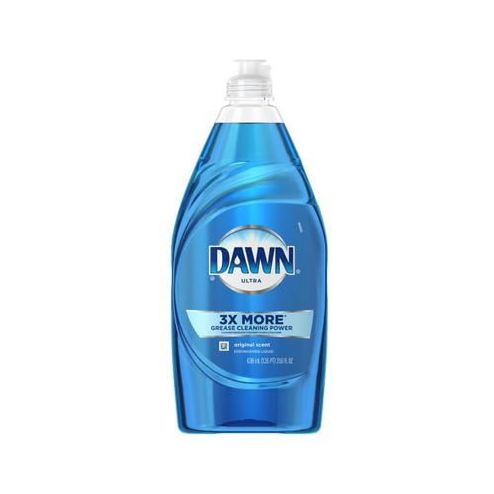 Dawn Ultra Dishwashing Liquid Dish Soap, Original Scent, 19.4 fl oz Bottle - 2x More Grease Cleaning Power