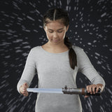 Star Wars Rey Electronic Blue Lightsaber Toy for Ages 6 and Up with Lights, Sounds, and Phrases Plus Access to Training Videos