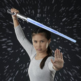 Star Wars Rey Electronic Blue Lightsaber Toy for Ages 6 and Up with Lights, Sounds, and Phrases Plus Access to Training Videos