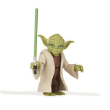 Star Wars Galaxy of Adventures Yoda Toy 5-inch Scale Action Figure with Fun Lightsaber Accessory Feature, Toys for Kids Ages 4 and Up