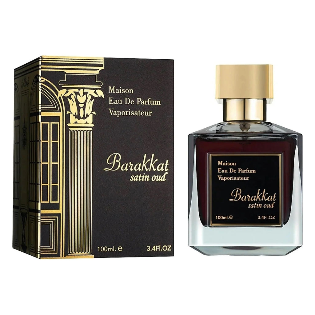 FRAGRANCE WORLD BARAKKAT SATIN OUD 3.4 EAU DE PARFUM SPRAY