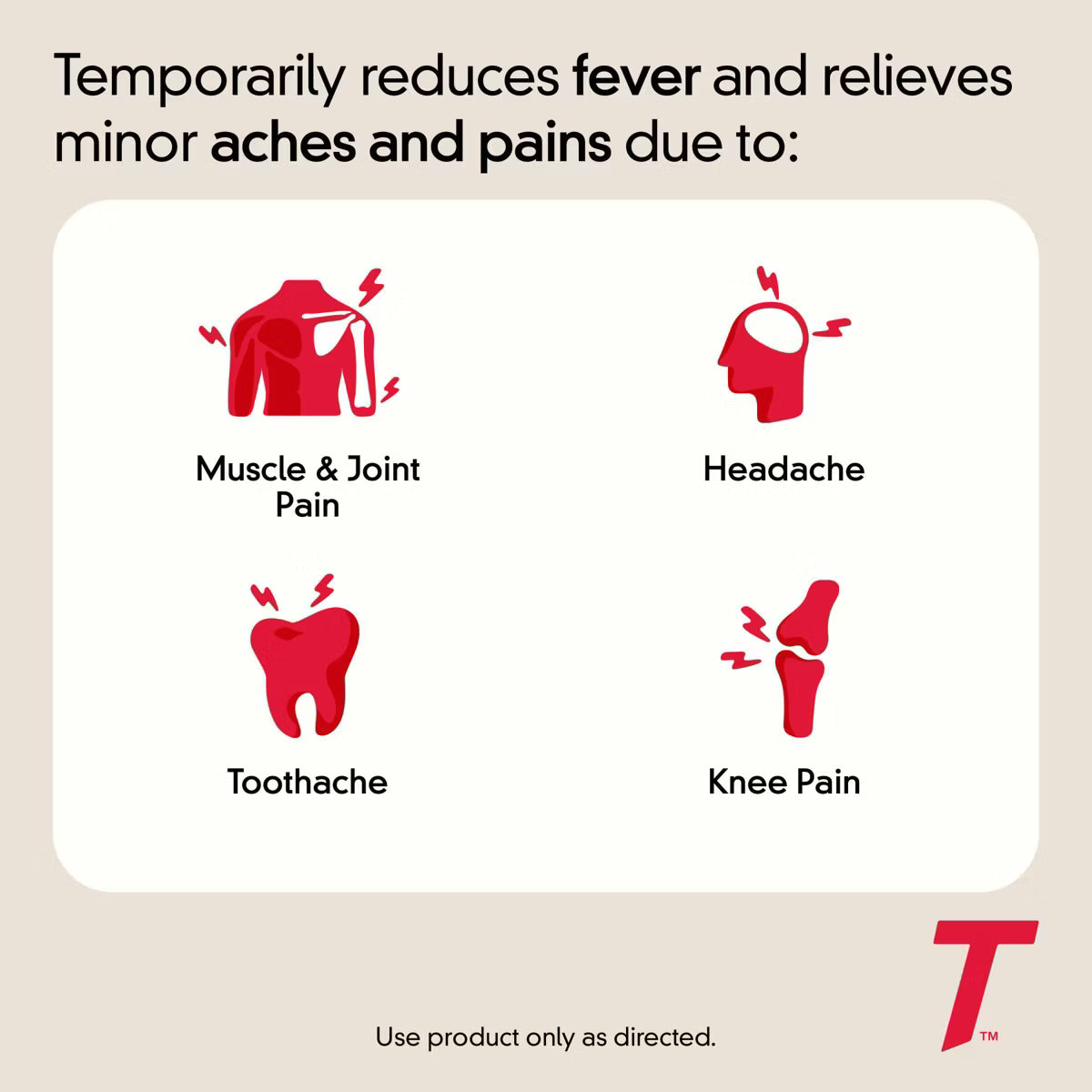 Tylenol Extra Strength Pain Reliever & Fever Reducer Caplets, Acetaminophen (500mg), 10 Count