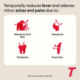 Tylenol Extra Strength Pain Reliever & Fever Reducer Caplets, Acetaminophen (500mg), 10 Count