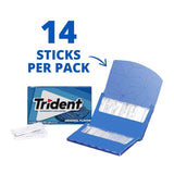 Trident Sugar-Free Gum, 14-Piece Pack (Assorted Popular Flavors), Fights Cavities & Freshens Breath