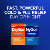 Vicks DayQuil & NyQuil Original Cold & Flu Relief LiquiCaps, 48-Count Combo Pack (24 DayQuil + 24 NyQuil) - Multi-Symptom Relief