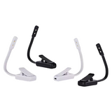 Mini Small Rechargeable Led Reading Book Clip Light 2*AAA Battery Powered Eye Caring Dimmable Clip on Light
