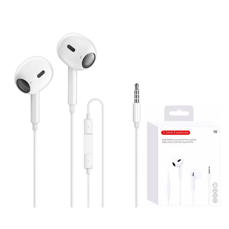 Wired Earbuds with In-Line Microphone