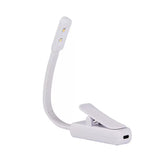 Mini Small Rechargeable Led Reading Book Clip Light 2*AAA Battery Powered Eye Caring Dimmable Clip on Light