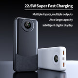 10000mAh Portable Intelligent Digital Power Bank - 22.5W Fast Charging, Dual USB Output