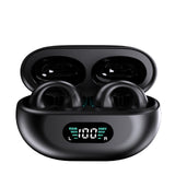 LED Power Display Ear Clip Sports Earphones - ENC Noise Reduction, IPX7 Waterproof, Low Latency