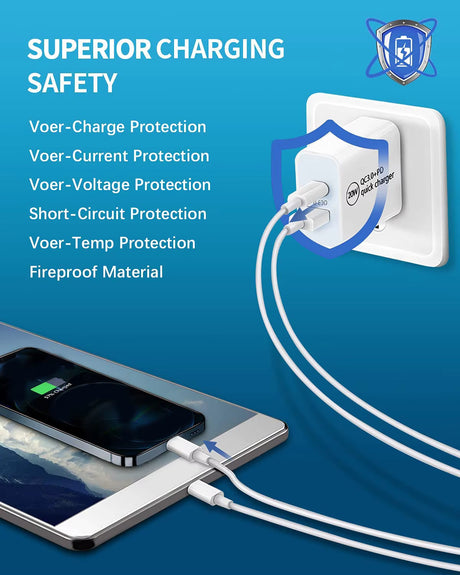 20W Fast-Charge USB-C Wall Adapter