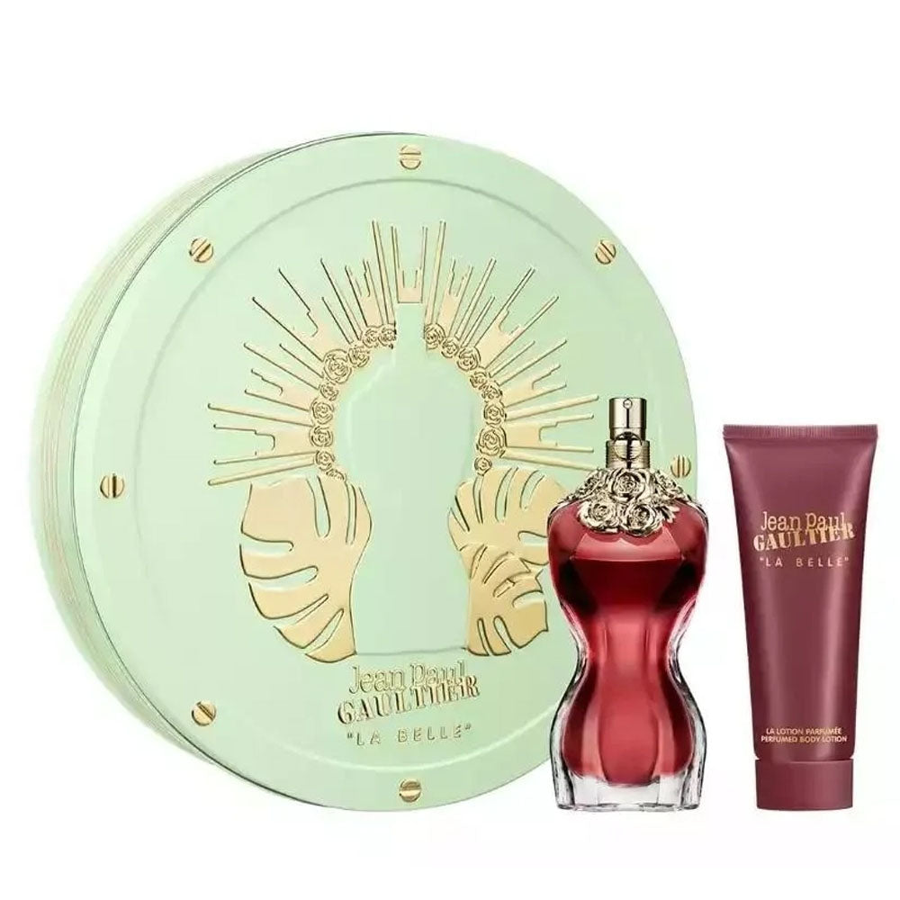 JEAN PAUL GAULTIER LA BELLE 2 PCS SET FOR WOMEN: 3.4 EAU DE PARFUM SPRAY + 2.5 BODY LOTION