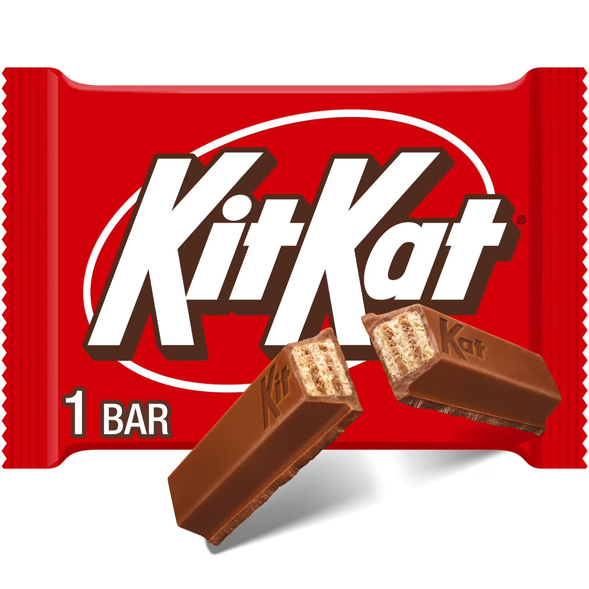 Kit Kat Milk Chocolate Wafer Candy Bar, Single Serve (1.5 oz / 42g) - Have a Break