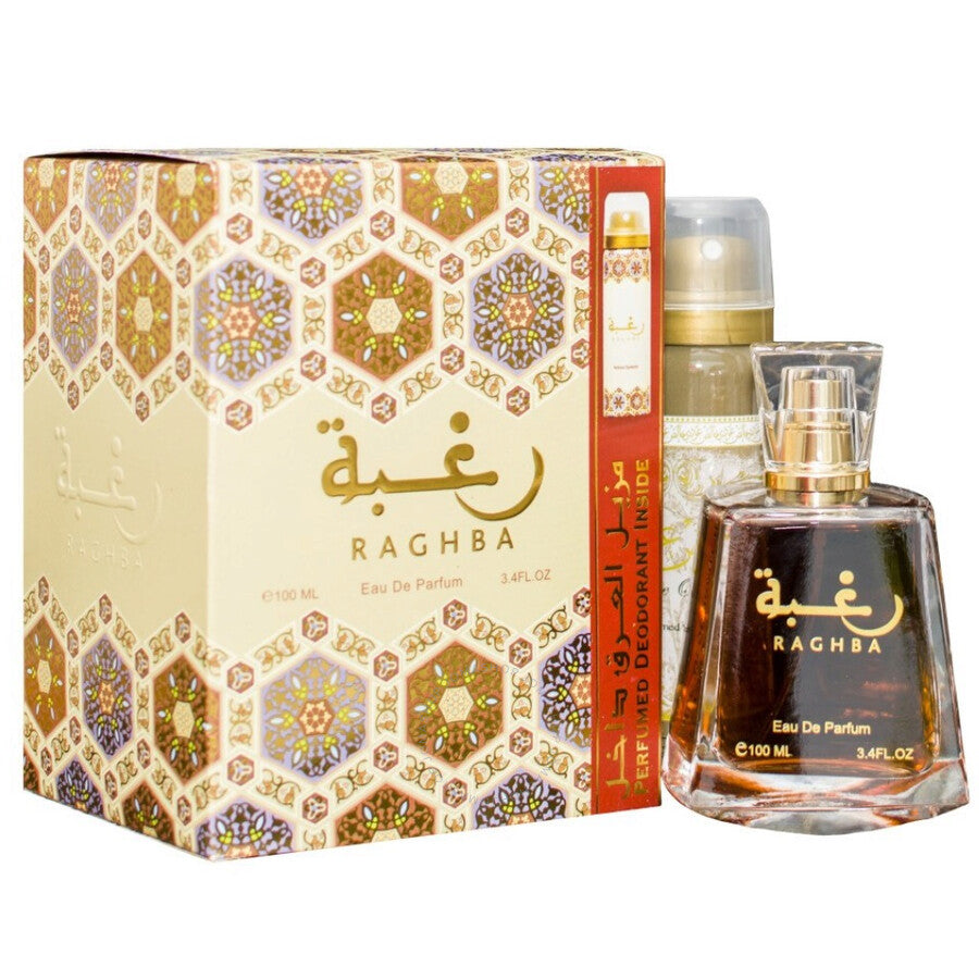 LATTAFA RAGHBA 3.4 EAU DE PARFUM SPRAY