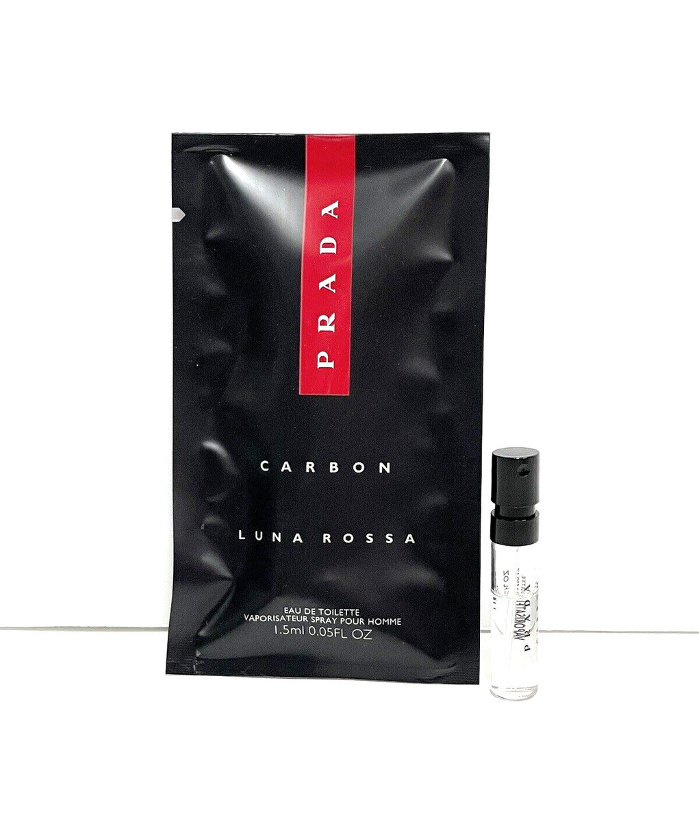 PRADA LUNA ROSSA CARBON 0.05 EAU DE TOILETTE SPRAY VIAL FOR MEN