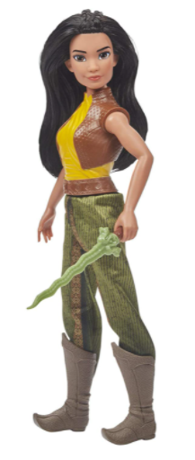 Disney Raya Fashion Doll with Clothes, Shoes, and Sword, Toy for Kids 3 Years and Up