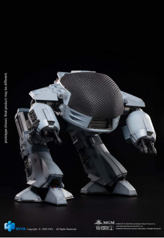 Hiya Toys Robocop (1987): ED209 (with Sound) 1:18 Scale Action Figure